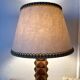 Lampe en bois façon Charles Dudouyt
