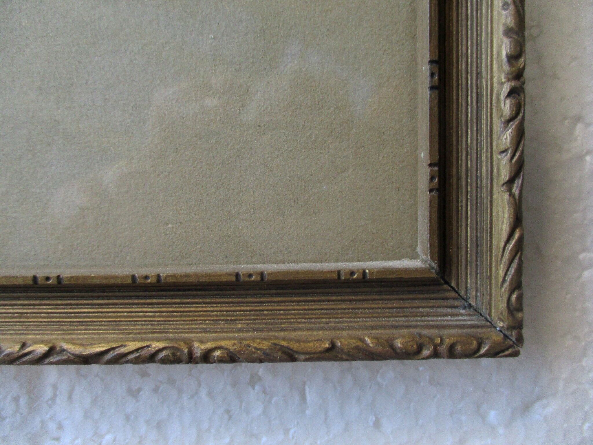 Old gilded wood frame for subject of 220 x 300
