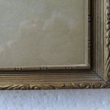 Old gilded wood frame for subject of 220 x 300