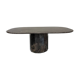 Vintage 80s Italian design marble dining table