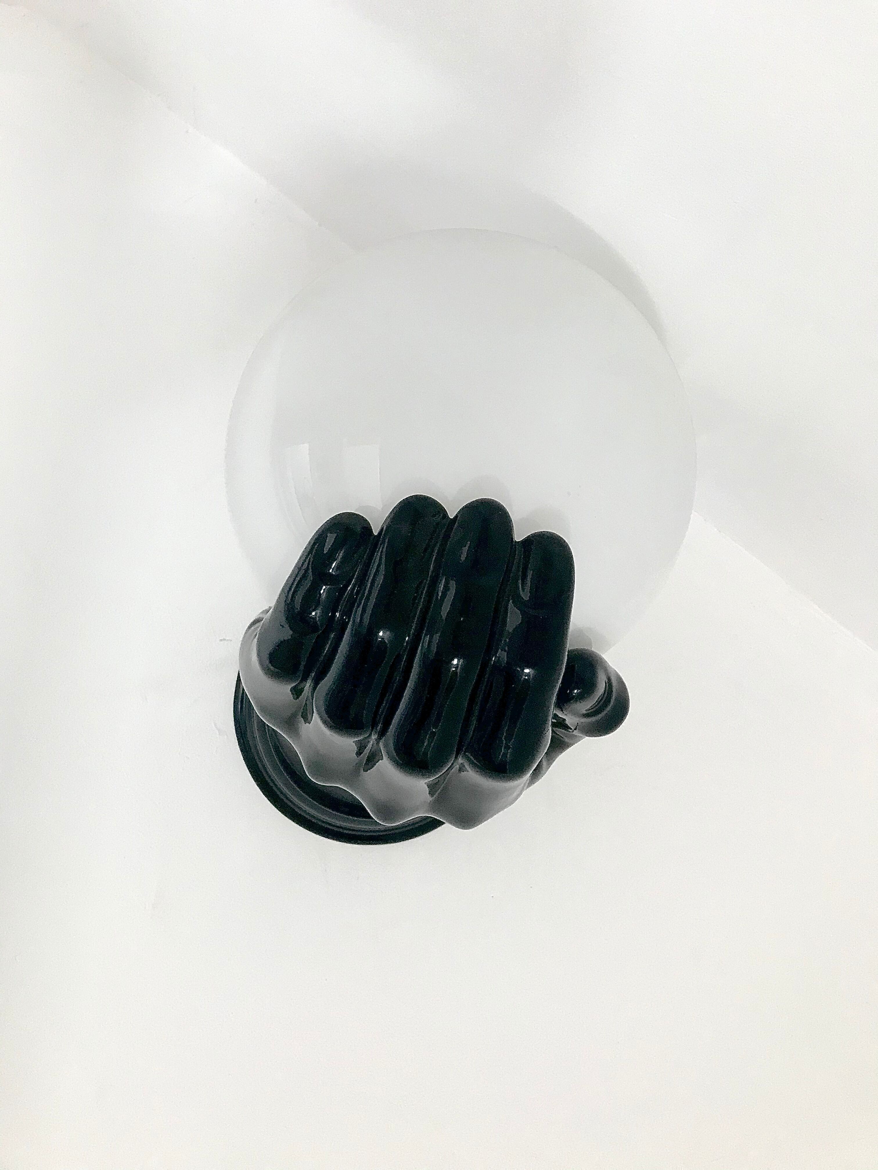 70s handmade wall lamp