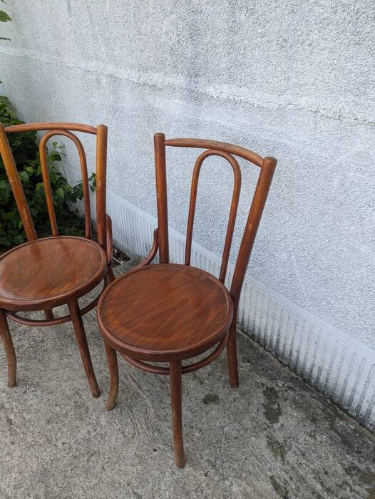 Paire de chaises bistrot