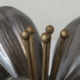 Cendrier decoratif fleurs amovibles vintage