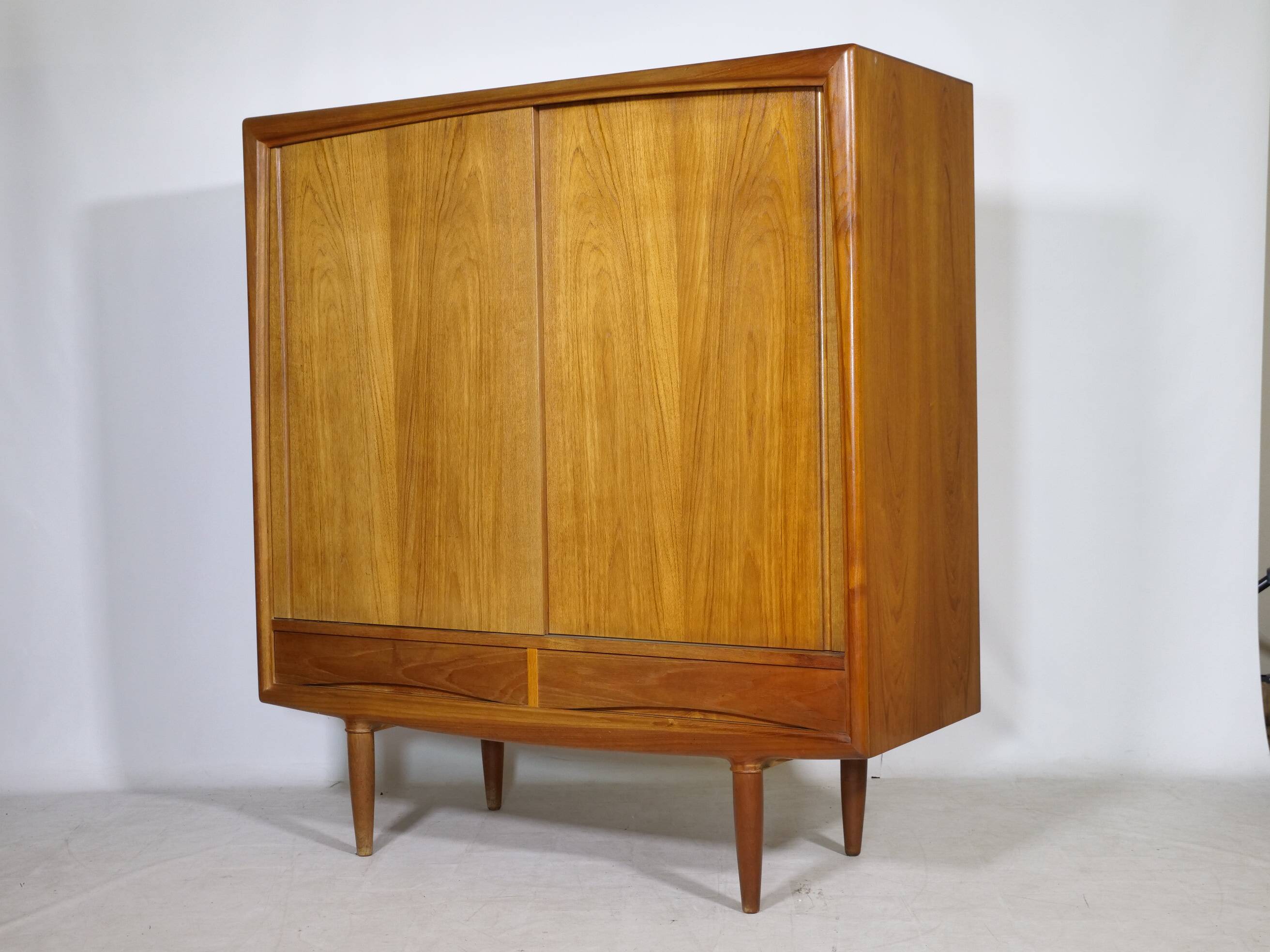 Mid Century Teak Highboard by Axel Christensen for Aco Møbler, 1960s