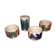 3 Coquetiers + salt shaker Villeroy Boch acapulco , vintage , ceramic