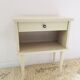 Chevet en bois beige vintage