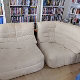 2 "Marc Held" Panto Dunlopillo designer armchairs