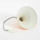 Original 1970s orange metal pendant lamp by Louis Poulsen model Billiard