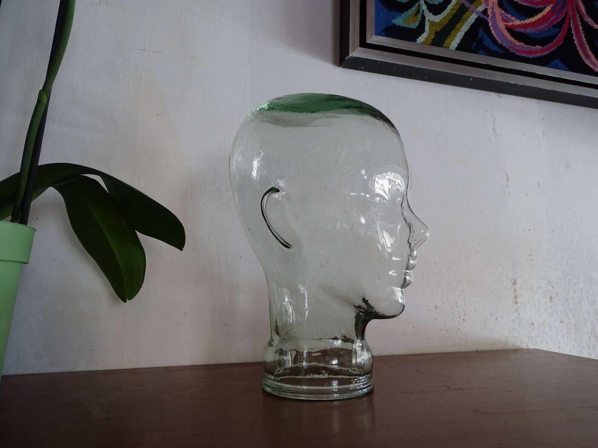 Wig blown glass vintage 60/70