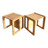 Pair of end tables, coffee tables or bedside tables