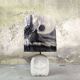 Lampe hibou vintage en pierre naturelle