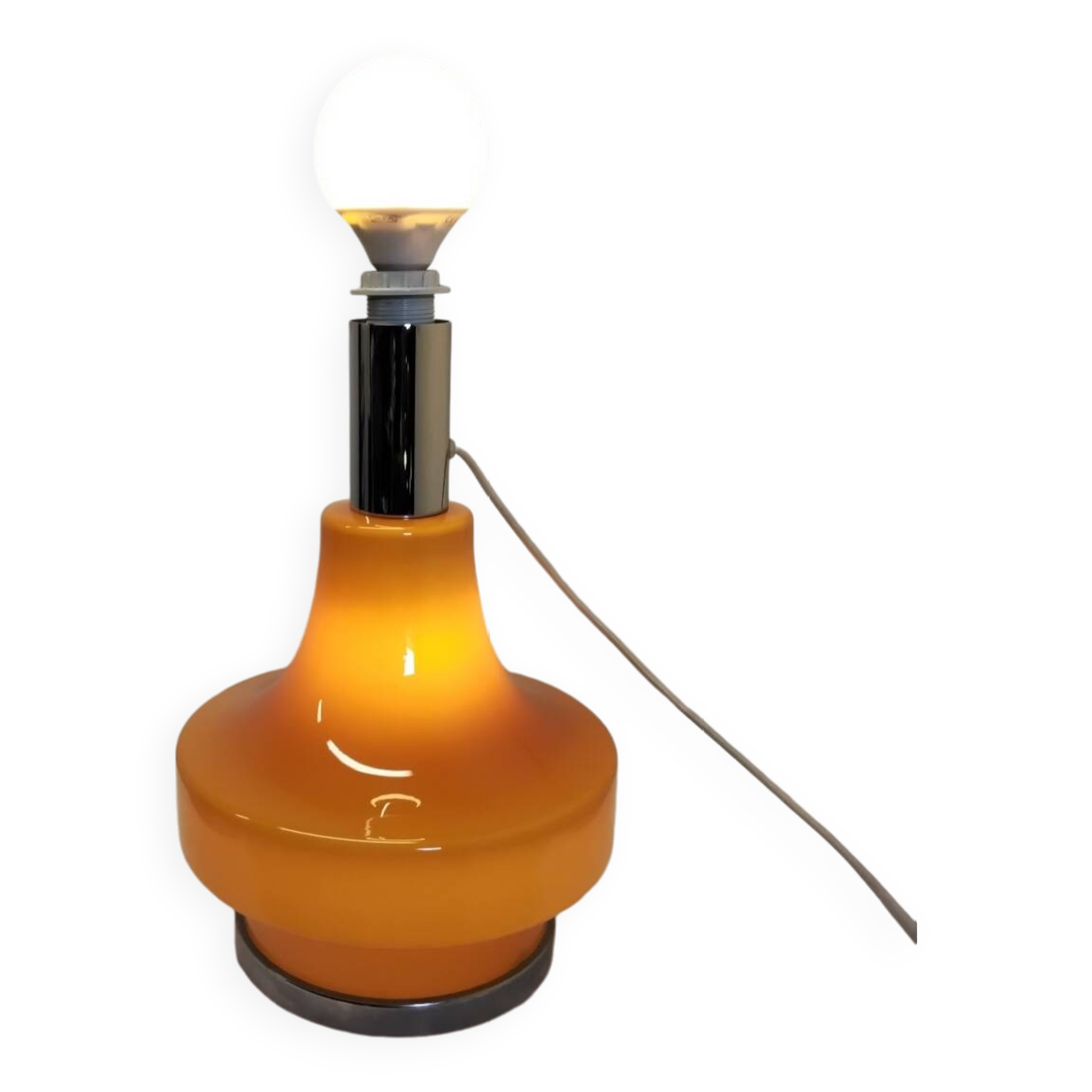 Vintage 70s Style Lamp Orange