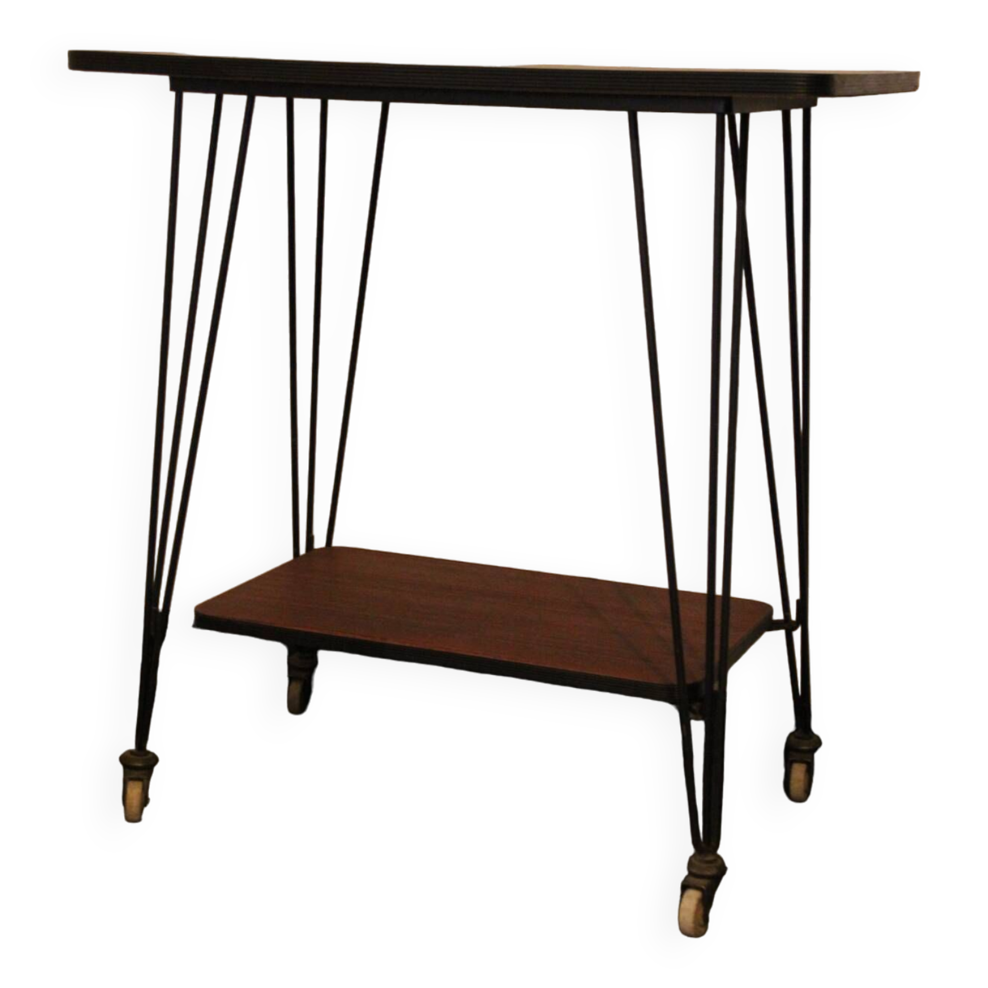 50s TV table serving trolley