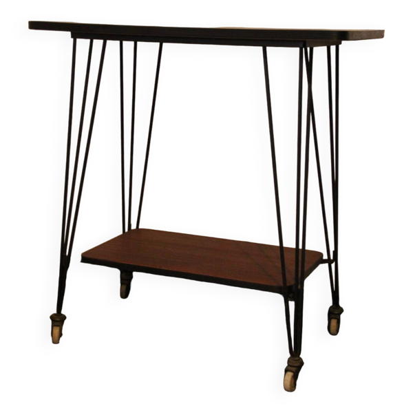Table télévision années'50 desserte