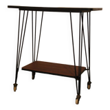 50s TV table serving trolley