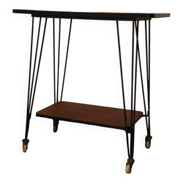 50s TV table serving trolley