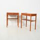 Pair of Scandinavian teak bedside tables from the 1960s