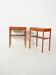 Pair of Scandinavian teak bedside tables from the 1960s