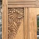 Parisian art deco cabinet in raw wood 1930