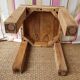 Small wooden table