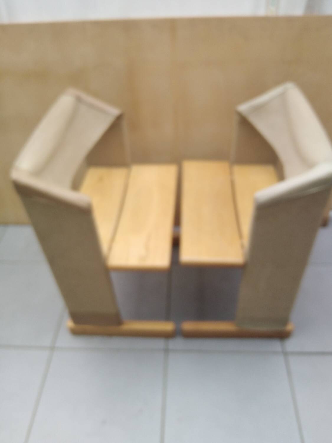 Italian chairs Due Sedie 'Canossa' by Gigi Sabadin