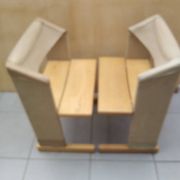 Italian chairs Due Sedie 'Canossa' by Gigi Sabadin