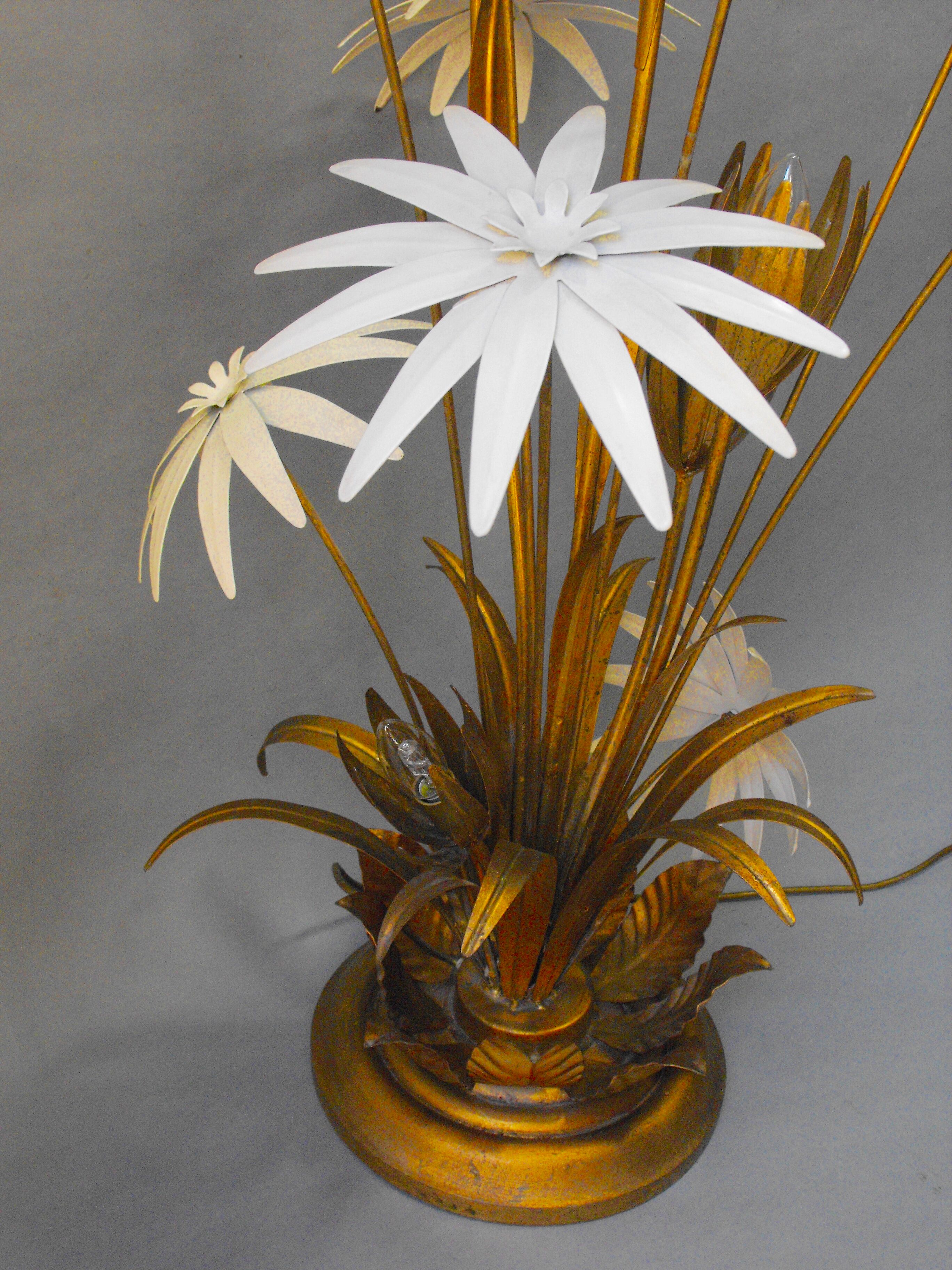Floral lamp by Hans Kogl from the 70s.
