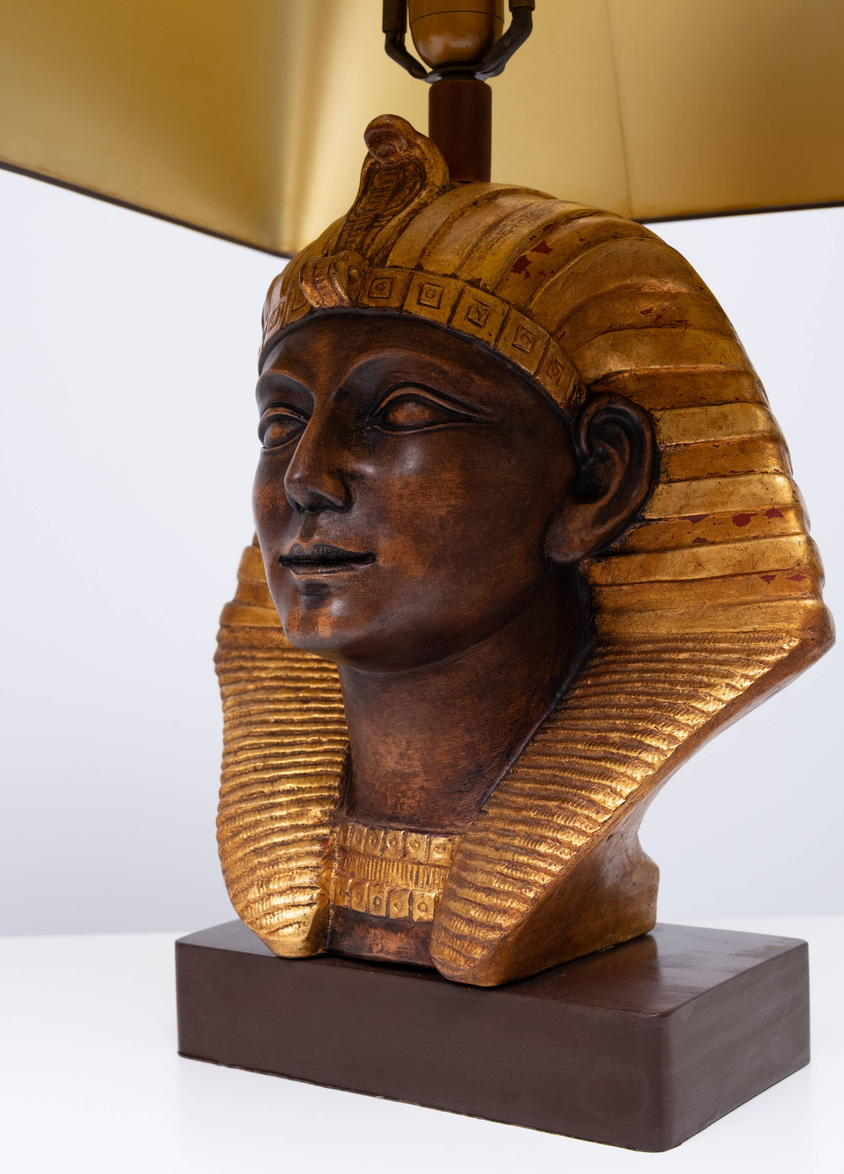 Large Ceramic Toetanchamon Table lamps 1970s