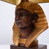 Large Ceramic Toetanchamon Table lamps 1970s