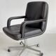 Leather armchair Mobilier International, 1970