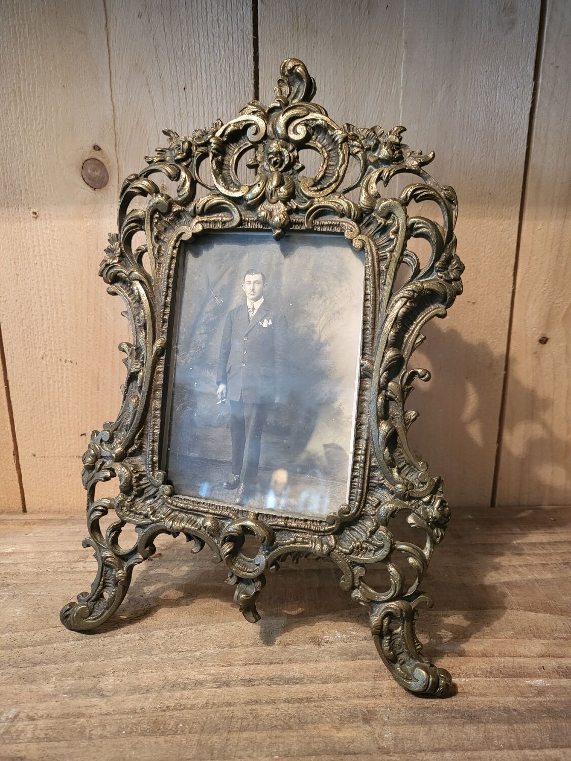 Cadre photo bronze