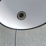 Black and chrome articulated desk lamp 70s