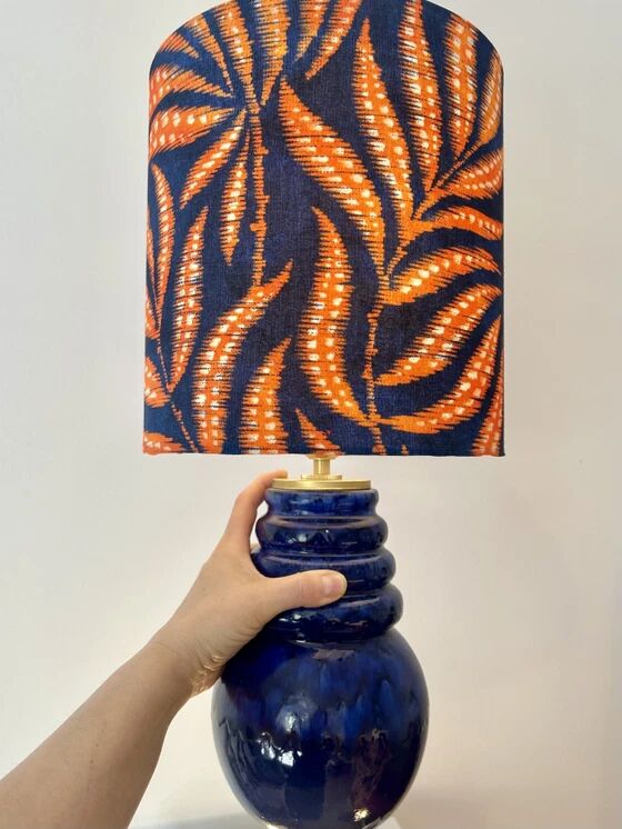 Upcycled lamp made from Scheurich vase model Vienna.