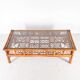 Ensemble de 3 tables basses en rotin