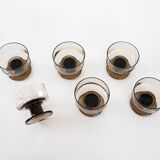 Set of dessert bowls, Italian design, 1970s, made in Italy