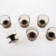Set of dessert bowls, Italian design, 1970s, made in Italy