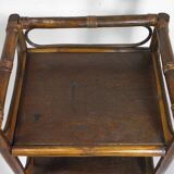 ETAGERE en ROTIN années 70