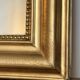 Small Louis-Philippe gilded mirror with mercury glass 48x60cm