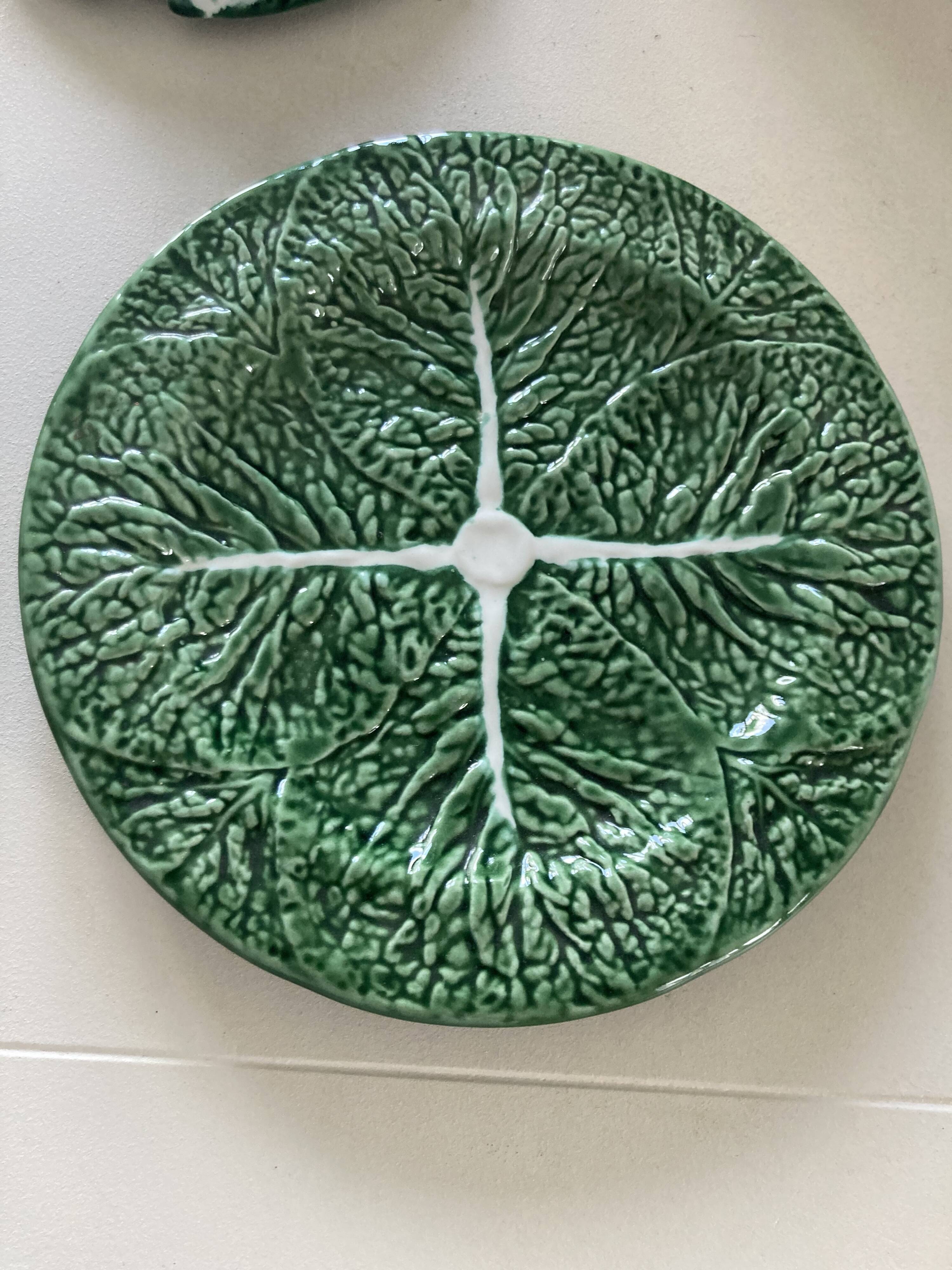 Cabbage tureen in slip 4 pieces