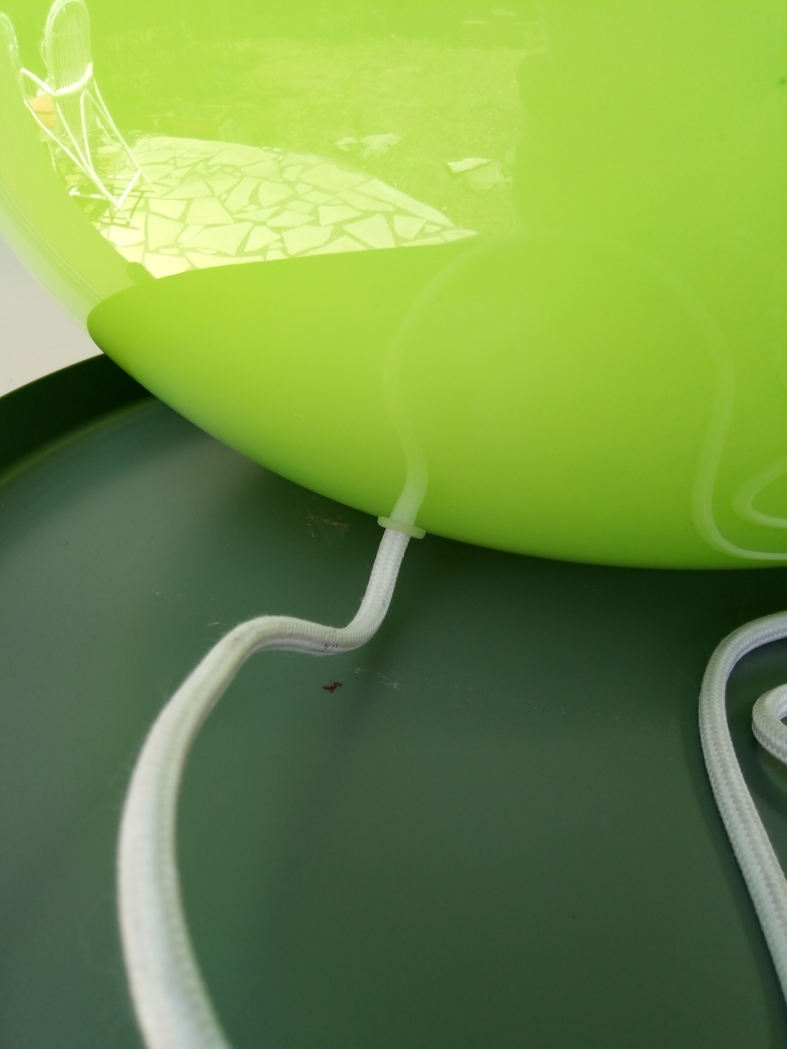 Anne Nilsson design coloured glass lamp