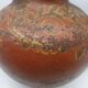 Antique glazed terracotta vase, Tuscan pot, 17th century, Italy