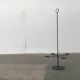 Vintage Brutalist Metal Candle Holder