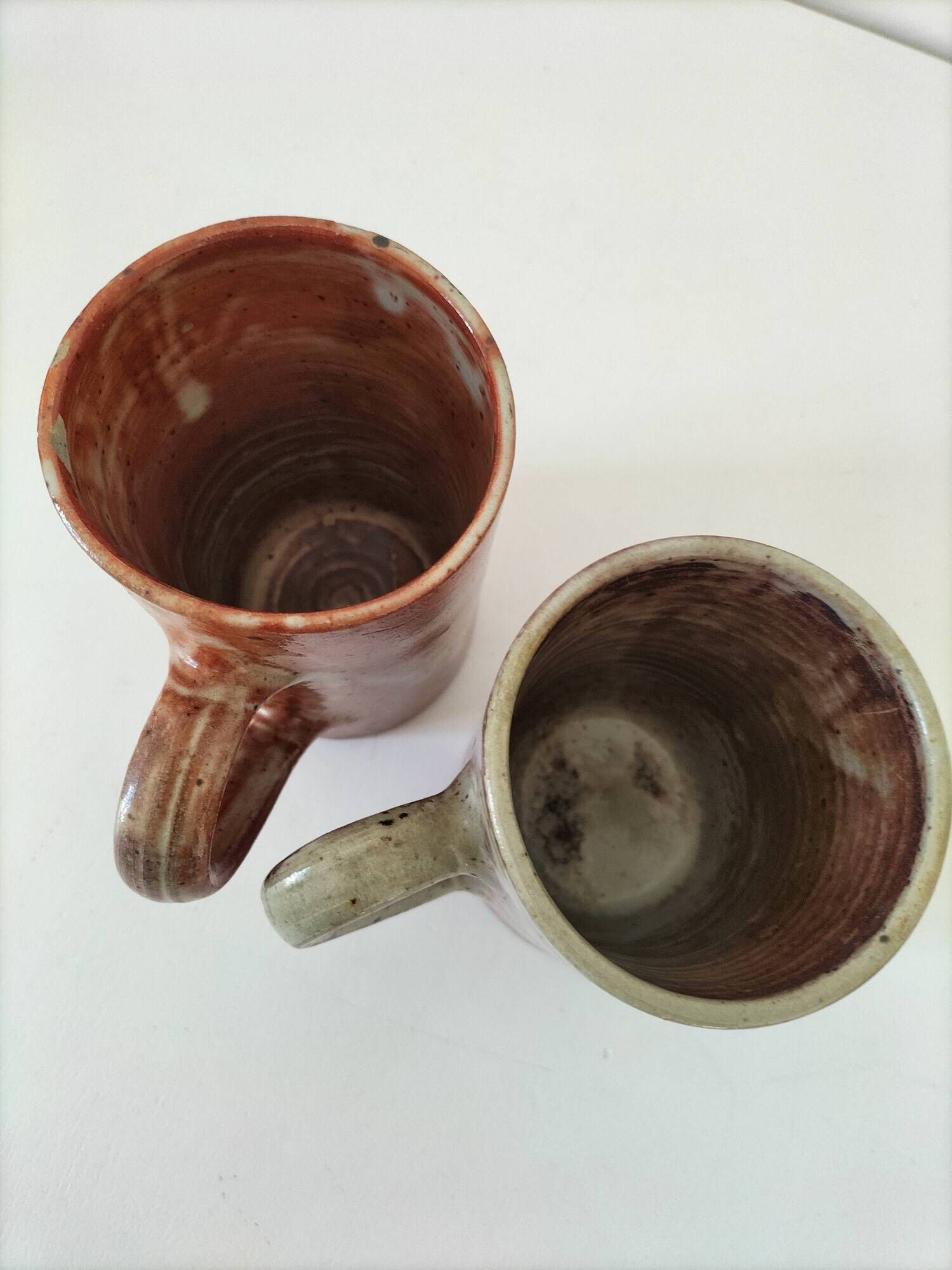 Duo grands mugs grès