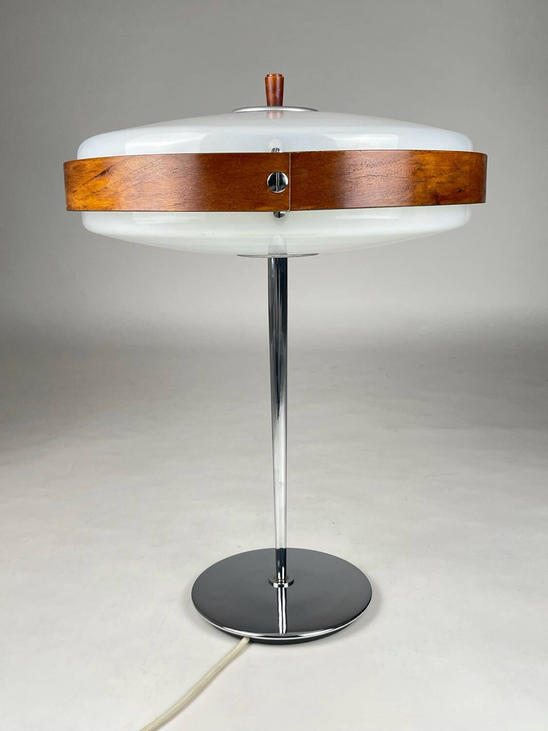 Fase eclipse m, lampe de table rare du milieu du siècle, espagne, 1966