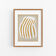 « stripes » peinture originale sur papier vintage