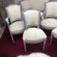 Pair of antique Louis XVI style chairs, completely renovated