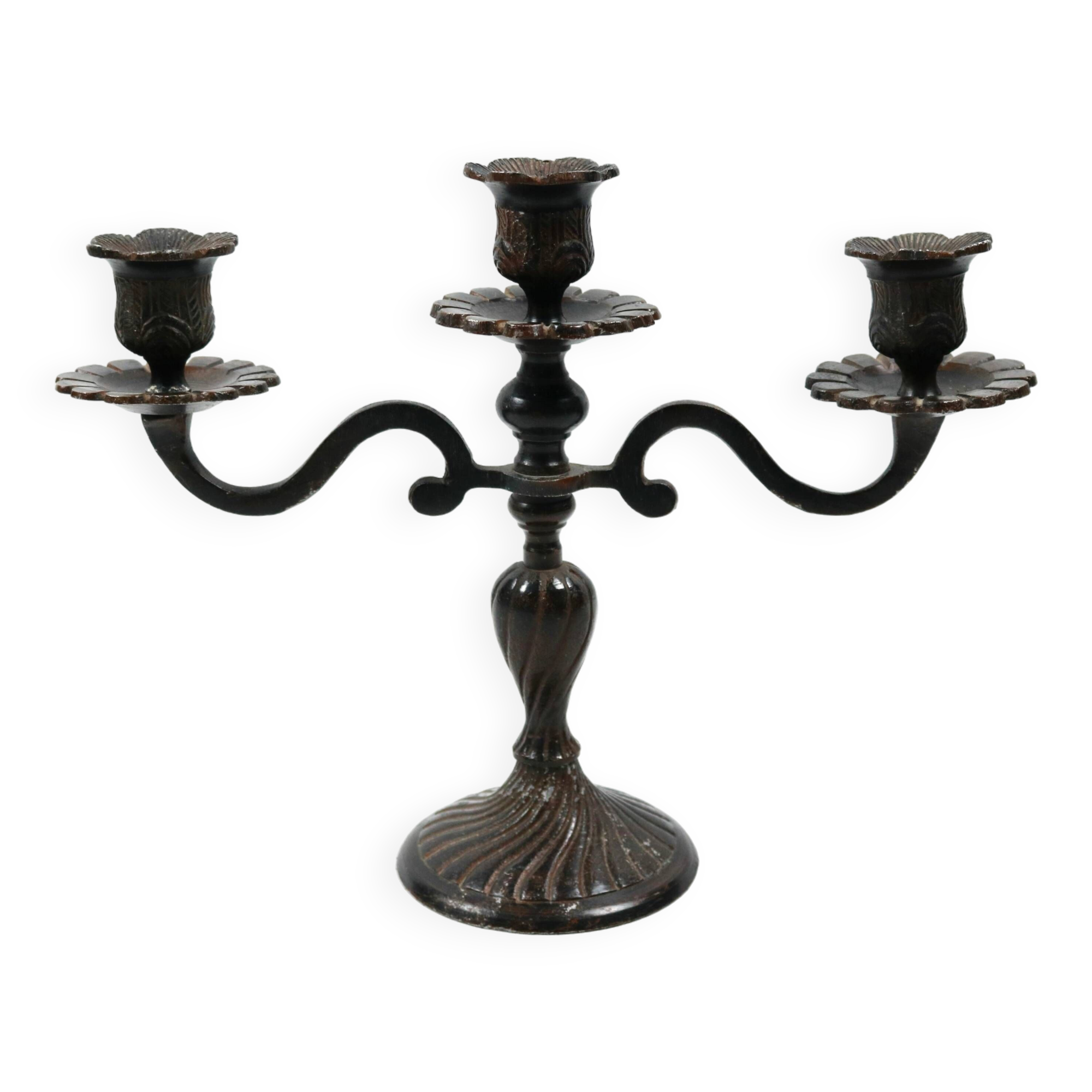 Vintage 3-branched candle holder