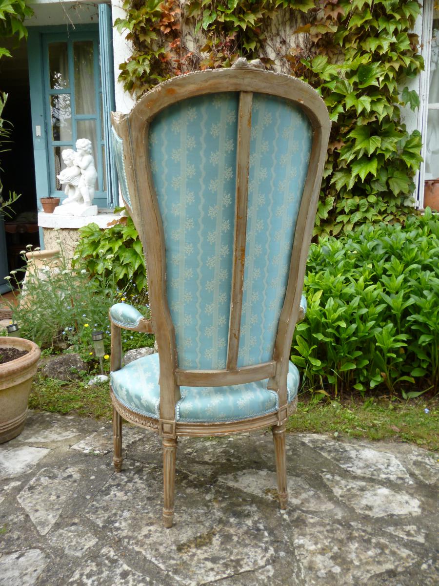 Fauteuil Louis XVI à Oreilles
