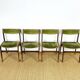 4 chaises danoise en palissandre 1960
