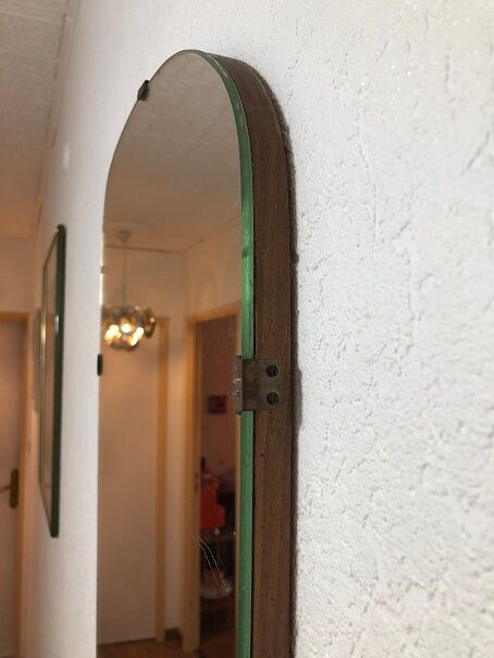 Mirror rear-view mirror, Germany, 1950s 36x94cm